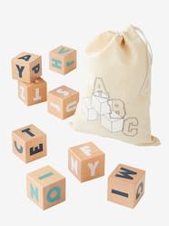 10 Large Letter Cubes - Wood FSC® Certified