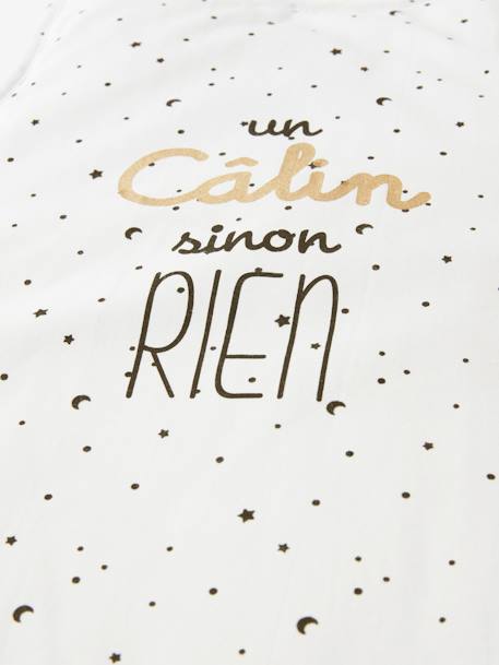 Sleep Bag with Removable Sleeves, UN CÂLIN SINON RIEN White 