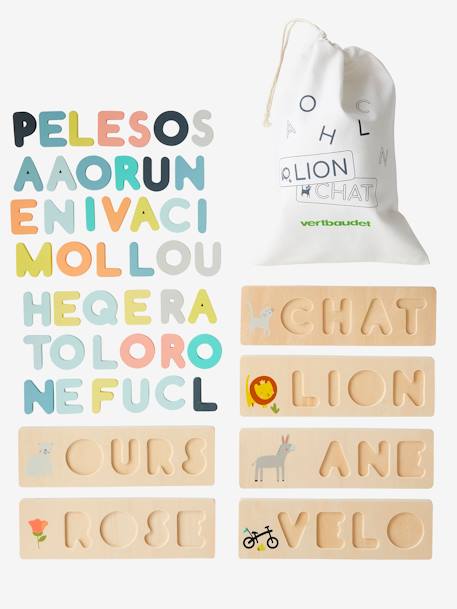 Words Puzzle - French Version in FSC® Certified Wood Multi 