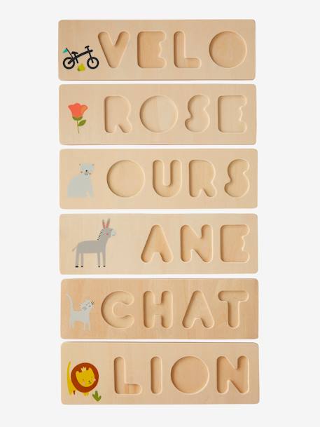 Words Puzzle - French Version in FSC® Certified Wood Multi 