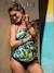 Maternity Tankini, Aloha by CACHE COEUR Mustard/Print 
