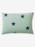Children's Duvet Cover + Pillowcase Set, DREAM BIG, basics Green/Print 