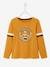 College-Style Top with Iridescent Details, in Organic Cotton, for Girls Light Brown 