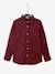 Shirt with Dot Print, for Boys Dark Brown/Print 