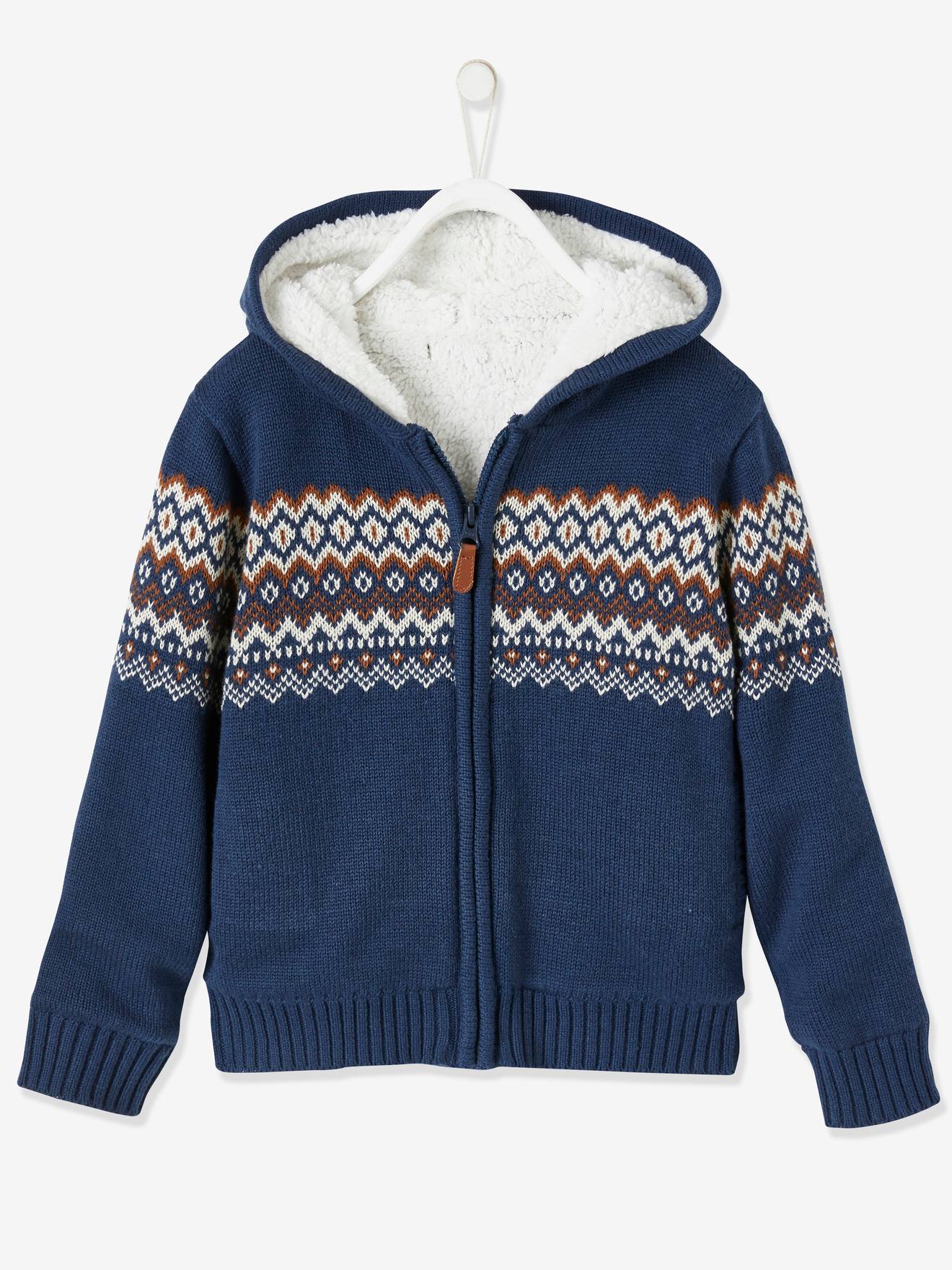 KIDS FASHION Jumpers & Sweatshirts Elegant Blue/White/Navy Blue 5Y discount 83% Vertbaudet sweatshirt 