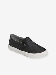 -Slip-On Trainers with Embroidered Stars, for Girls
