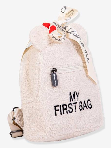 My First Bag Teddy Backpack, by CHILDHOME White 