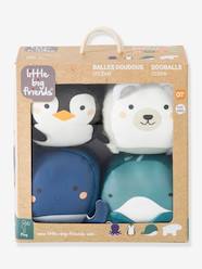 Toys-Baby & Pre-School Toys-Dooballs - Set of 4 Soft Animal Balls - BABYTOLOVE