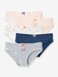 Girls-Underwear-Pack of 5 Fancy Briefs for Girls