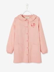 Girls-Accessories-Smock with Peter Pan collar & Heart Motif for Girls