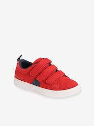 Shoes-Boys Footwear-Trainers-Touch-Fastening Leather Trainers for Boys