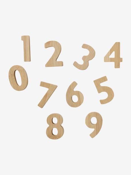 Numbers in Bamboo Beige 