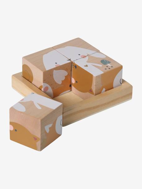 Enchanted Forest 4 Cube Puzzle in FSC® Certified Wood Multi 