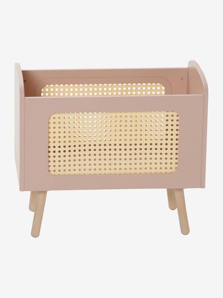 Doll Bed in FSC®100% Wood & Wicker, ADÈLE Multi+white 