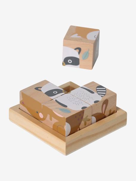 Enchanted Forest 4 Cube Puzzle in FSC® Certified Wood Multi 