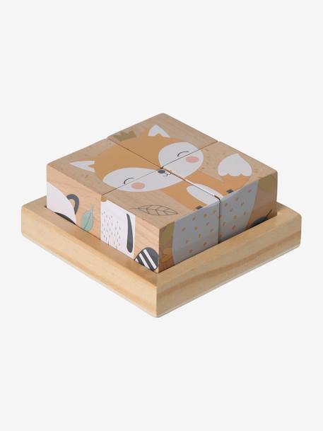 Enchanted Forest 4 Cube Puzzle in FSC® Certified Wood Multi 