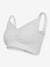 Organic Seamless Bra, Maternity & Nursing Special by CARRIWELL White 