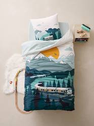 Bedding & Decor-Child's Bedding-Duvet Covers-Children's Duvet Cover + Pillowcase Set, Sur les Rails