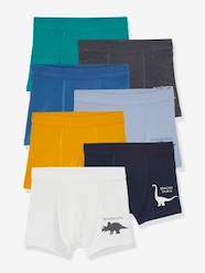 Pack of 7 Stretch Boxers for Boys, Dinosaurs