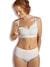 Organic Seamless Bra, Maternity & Nursing Special by CARRIWELL White 
