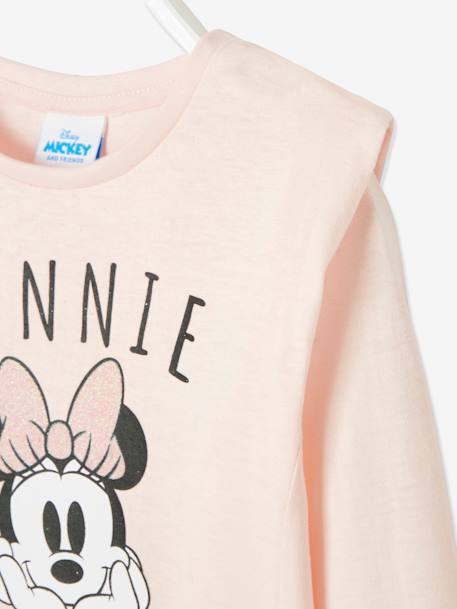 Long Sleeve Minnie Mouse® Top by Disney, for Girls Light Pink 