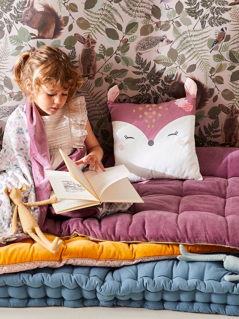 Floor Cushion, Victoria - pink, Bedding & Decor | Vertbaudet