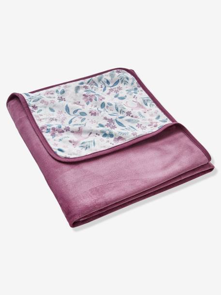 Throw in Velour, Victoria Pink/Print 