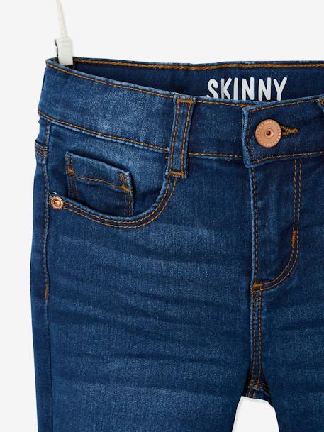 Skinny Leg Jeans for Girls Light Denim Blue 
