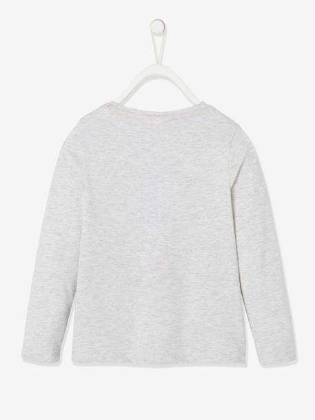 Long Sleeve Top, Miraculous: the Adventures of Ladybug, for Girls Light Grey 