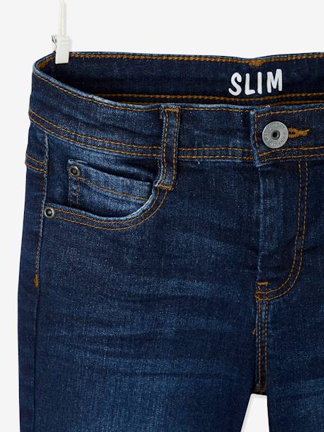 MEDIUM Hip, MorphologiK Slim Leg Waterless Jeans, for Boys Dark Blue+Dark Grey+Denim Blue+double stone 