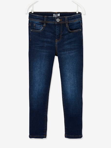 Slim morphological jeans for boy size large Dark Blue+Dark Grey+Denim Blue+denim grey+double stone 