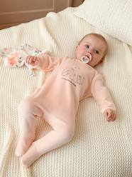 -Velour Sleepsuit for Babies