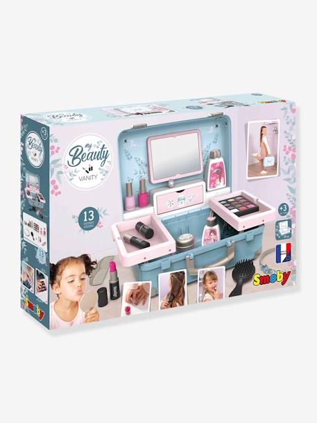 My Beauty Vanity - SMOBY BLUE LIGHT SOLID WITH DESIGN 