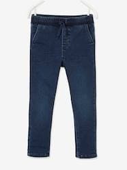 Straight Leg Jeans, Pull-On Cut, Lined, for Boys