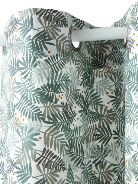 Sheer Curtain, Hanoi Green/Print 