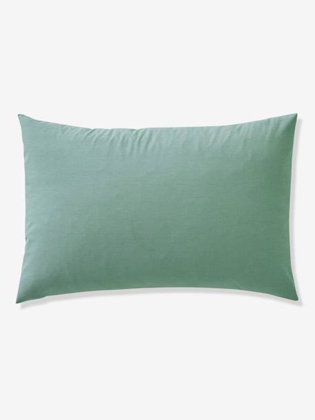 Duvet Cover + Pillowcase Set for Children, Tropical, Basics Green/Print 