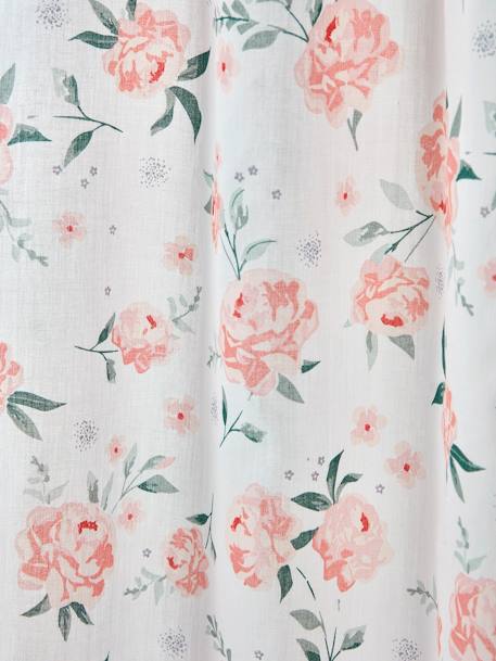 Sheer Curtain, Eau de Rose White/Print 