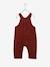 Corduroy Dungarees for Baby Boys olive+Red 