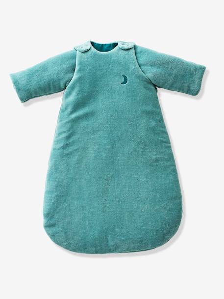 Baby Sleep Bag in Polar Fleece, Alaska Basics BLUE MEDIUM SOLID+Green+Grey+khaki+mustard+Pink 
