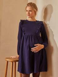 Cotton Gauze Dress, Maternity & Nursing Special