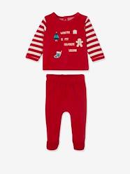 Christmas Velour Pyjamas for Babies