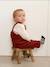 Corduroy Dungarees for Baby Boys olive+Red 