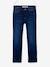 Jeans straight morphological medium for boys Dark Blue+Denim Blue 