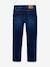 Straight morphological jean size Large for boys Dark Blue+Denim Blue 