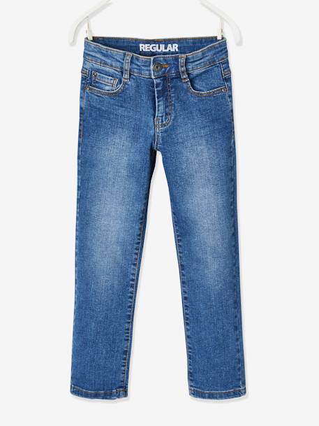 WIDE Hip, MorphologiK Straight Leg Jeans for Boys Dark Blue+Denim Blue 