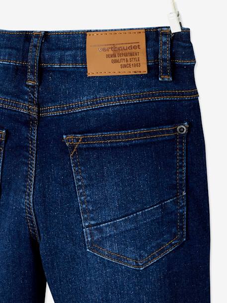 Straight morphological jean size Large for boys Dark Blue+Denim Blue 