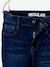 Jeans straight morphological medium for boys Dark Blue+Denim Blue 