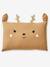 Deer Pillowcase for Babies, Green Forest Dark Beige 