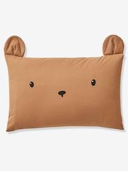 Bedding & Decor-Baby Bedding-Bear Pillowcase for Babies, Green Forest