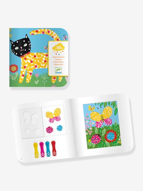 Small Dots Painting Set - by DJECO YELLOW MEDIUM SOLID WTH DESIGN 